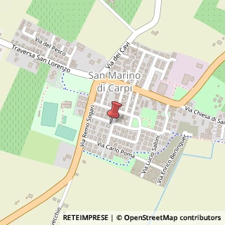 Mappa Via Enea Benetti, 8, 41012 Carpi, Modena (Emilia Romagna)