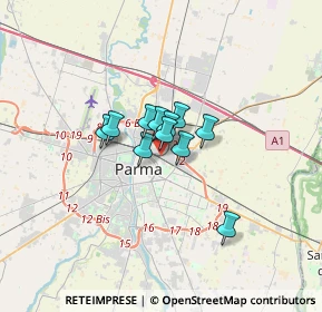 Mappa Via Doberdo', 43122 Parma PR, Italia (1.69455)