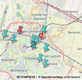 Mappa Via Doberdo', 43122 Parma PR, Italia (1.75727)