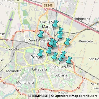 Mappa Via Doberdo', 43122 Parma PR, Italia (1.18077)