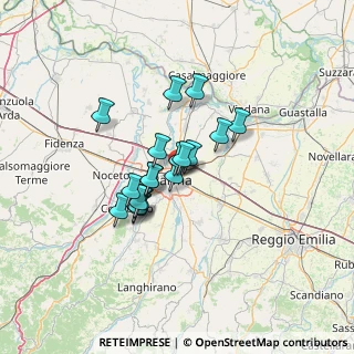 Mappa Via Renato Brozzi, 43122 Parma PR, Italia (9.30444)