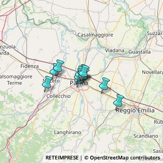 Mappa Via Renato Brozzi, 43122 Parma PR, Italia (7.13364)