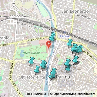 Mappa Strada delle Fonderie, 43125 Parma PR, Italia (0.57)