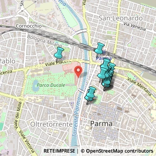Mappa Strada delle Fonderie, 43125 Parma PR, Italia (0.381)