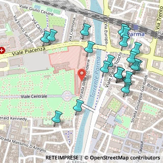 Mappa Strada delle Fonderie, 43125 Parma PR, Italia (0.2885)