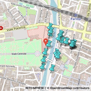 Mappa Strada delle Fonderie, 43125 Parma PR, Italia (0.2125)
