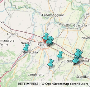 Mappa Via Pellegrino Strobel, 43122 Parma PR, Italia (15.4875)