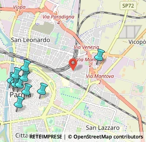 Mappa Via Pellegrino Strobel, 43122 Parma PR, Italia (1.48909)