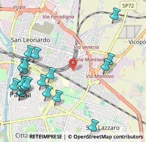 Mappa Via Pellegrino Strobel, 43122 Parma PR, Italia (1.334)