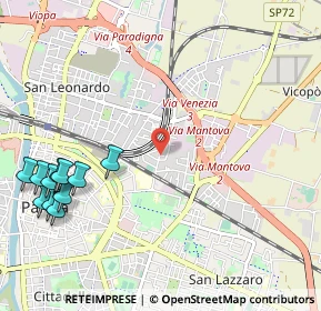 Mappa Via Pellegrino Strobel, 43122 Parma PR, Italia (1.43364)