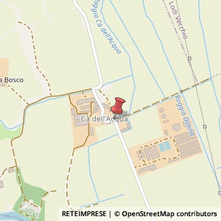 Mappa Cascina Cà dell'Acqua, 4, 26851 Borgo San Giovanni, Lodi (Lombardia)