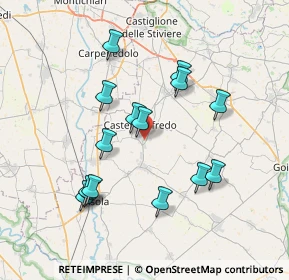 Mappa Via Bulgaria, 46042 Castel Goffredo MN, Italia (7.116)