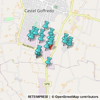 Mappa Via Bulgaria, 46042 Castel Goffredo MN, Italia (0.635)