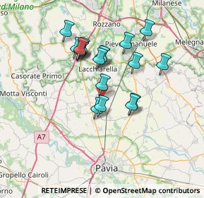 Mappa Via San Bernardo, 27010 Giussago PV, Italia (6.04444)