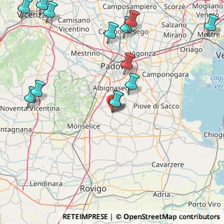 Mappa Viale Industrie II, 35025 Cartura PD, Italia (21.98154)