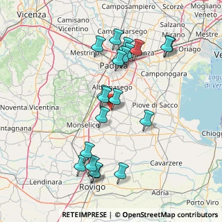 Mappa Viale Industrie II, 35025 Cartura PD, Italia (15.7425)