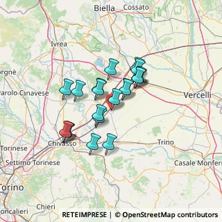 Mappa Corso G. Marconi, 13046 Livorno Ferraris VC, Italia (10.4225)