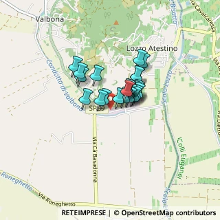 Mappa Via dei Gelsi, 35034 Lozzo Atestino PD, Italia (0.48696)