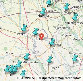 Mappa Via Mortara Vercel, 27038 Robbio PV, Italia (26.2845)