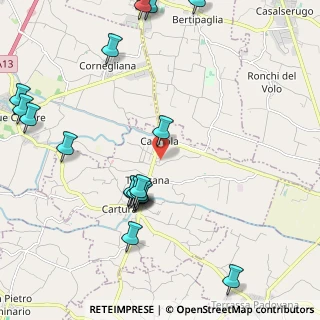 Mappa Via S. Marco, 35025 Cartura PD, Italia (2.6065)