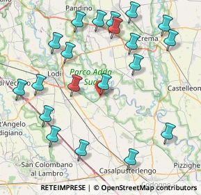 Mappa Via Barbarossa, 26824 Cavenago d'Adda LO, Italia (9.6515)