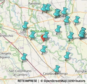 Mappa Via Barbarossa, 26824 Cavenago d'Adda LO, Italia (9.616)