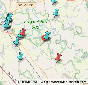 Mappa Via Barbarossa, 26824 Cavenago d'Adda LO, Italia (5.637)