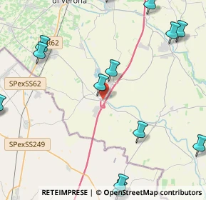 Mappa Via San Leonardo, 37060 Nogarole Rocca VR, Italia (6.703)