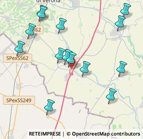 Mappa Via San Leonardo, 37060 Nogarole Rocca VR, Italia (4.525)