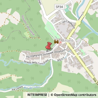 Mappa Via Ingegnere Giuseppe de Stefanis, 4, 10070 Front, Torino (Piemonte)
