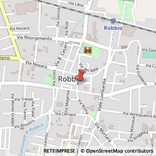 Mappa Piazza della Libertà, 20, 27038 Robbio, Pavia (Lombardia)