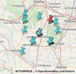 Mappa Piazza IV Novembre, 36025 Noventa Vicentina VI, Italia (11.7035)