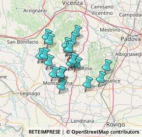Mappa Piazza IV Novembre, 36025 Noventa Vicentina VI, Italia (9.5795)