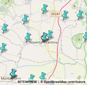 Mappa Piazza IV Novembre, 36025 Noventa Vicentina VI, Italia (6.1615)