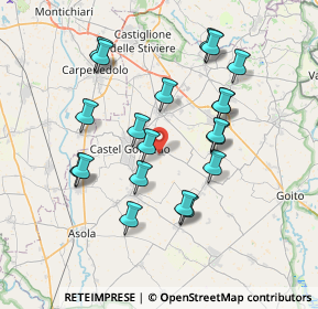 Mappa Strada Bardella, 46042 Castel Goffredo MN, Italia (7.013)