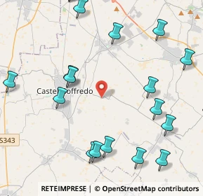 Mappa Strada Bardella, 46042 Castel Goffredo MN, Italia (5.6295)