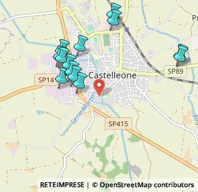 Mappa Via Ferravilla, 26012 Castelleone CR, Italia (1.00769)