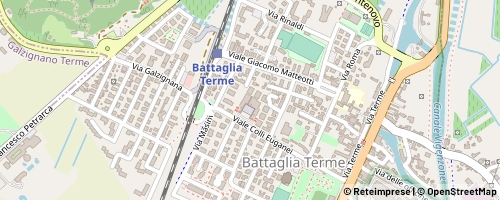 Mappa Battaglia Terme