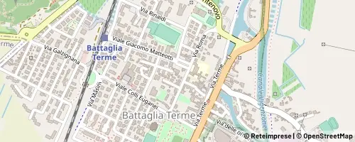 Mappa Battaglia Terme