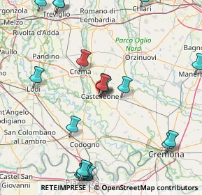 Mappa Via Pandriano, 26012 Castelleone CR, Italia (21.2505)