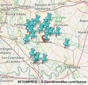 Mappa Via Pandriano, 26012 Castelleone CR, Italia (11.317)