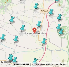 Mappa Via Vittime delle Foibe, 36025 Noventa Vicentina VI, Italia (6.3455)