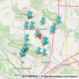 Mappa Via Argentera, 10080 Bosconero TO, Italia (7.35105)