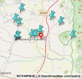 Mappa Via Crearo, 36025 Noventa Vicentina VI, Italia (4.20583)