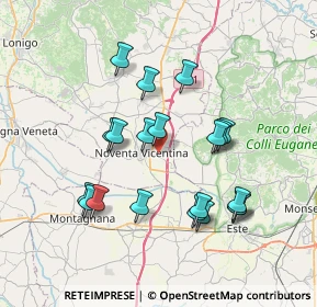 Mappa Via Crearo, 36025 Noventa Vicentina VI, Italia (6.984)