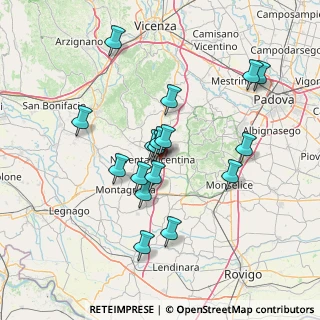 Mappa Via Crearo, 36025 Noventa Vicentina VI, Italia (13.00176)