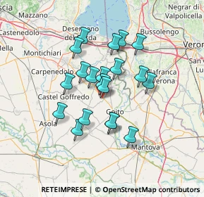 Mappa 46049 Goito MN, Italia (10.9715)