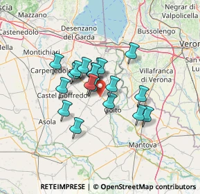Mappa 46049 Goito MN, Italia (9.4415)