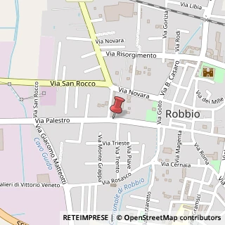 Mappa Via Olivelli, 10, 27038 Robbio, Pavia (Lombardia)