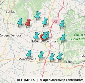 Mappa Via Umberto Masotto, 36025 Noventa Vicentina VI, Italia (6.35385)